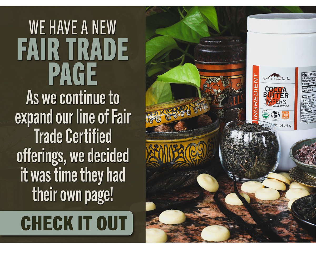 Check out our New Fair Trade page!