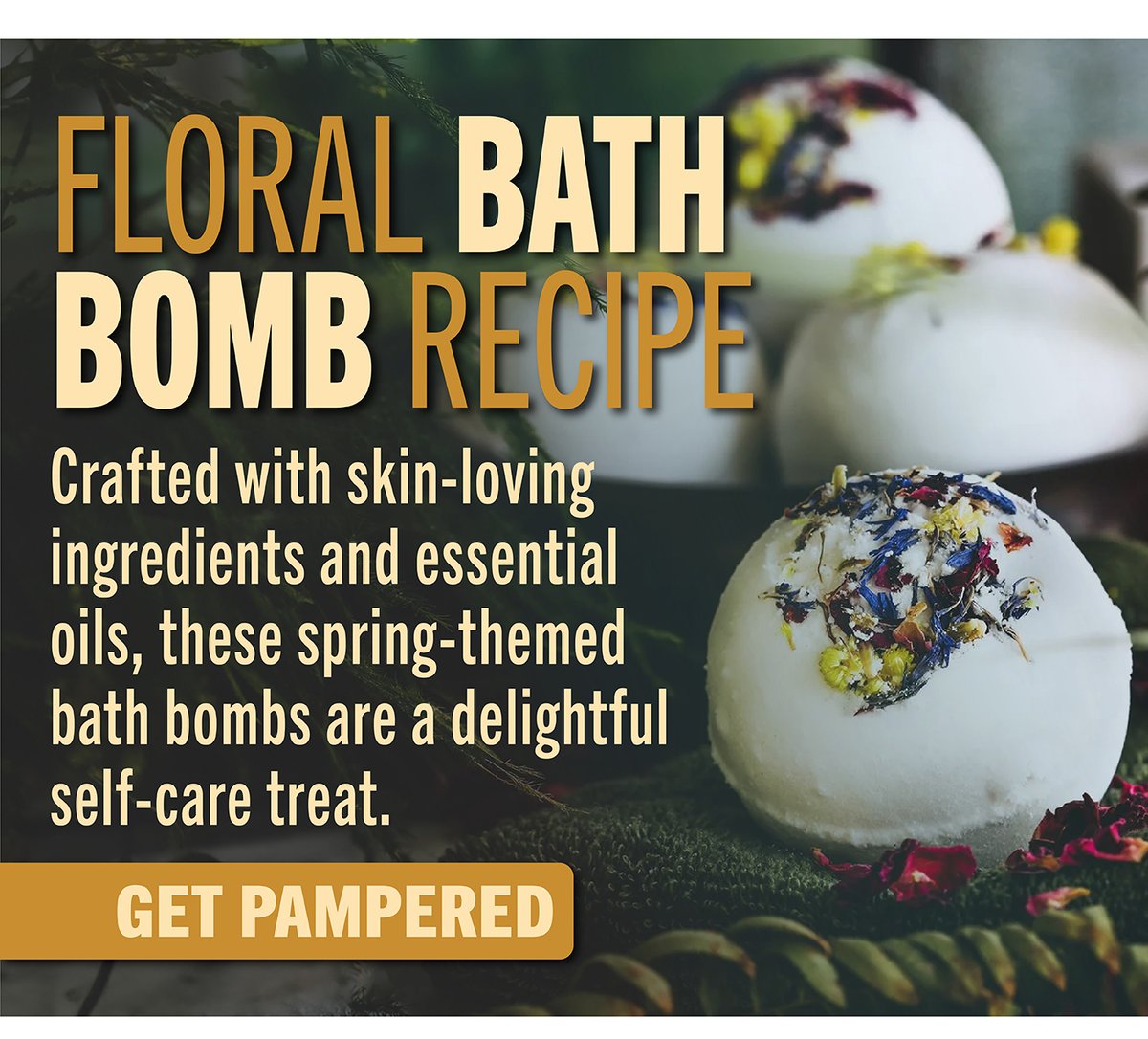 Floral Bath Bomb Recipe
