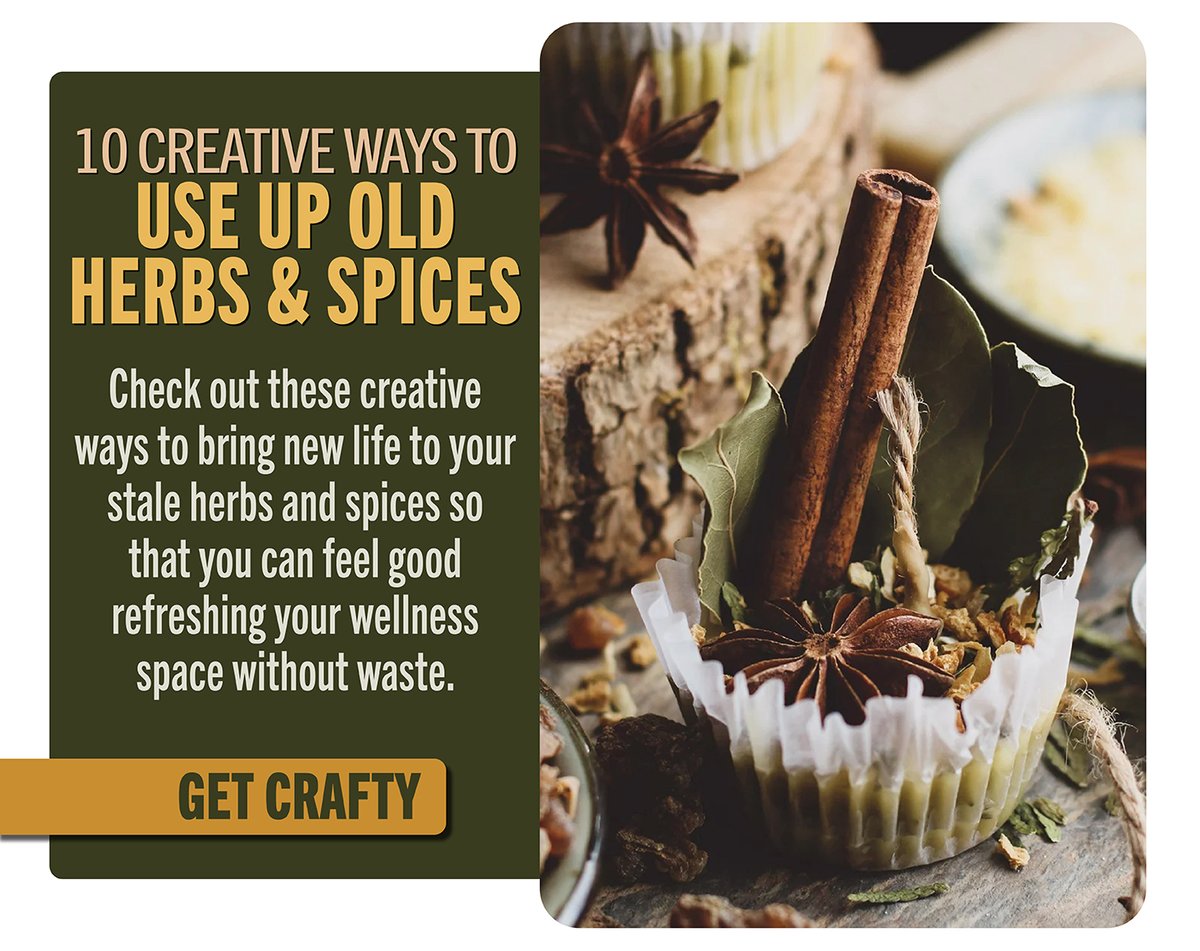 10 Creative Ways to Use Old Herbs and Spice 