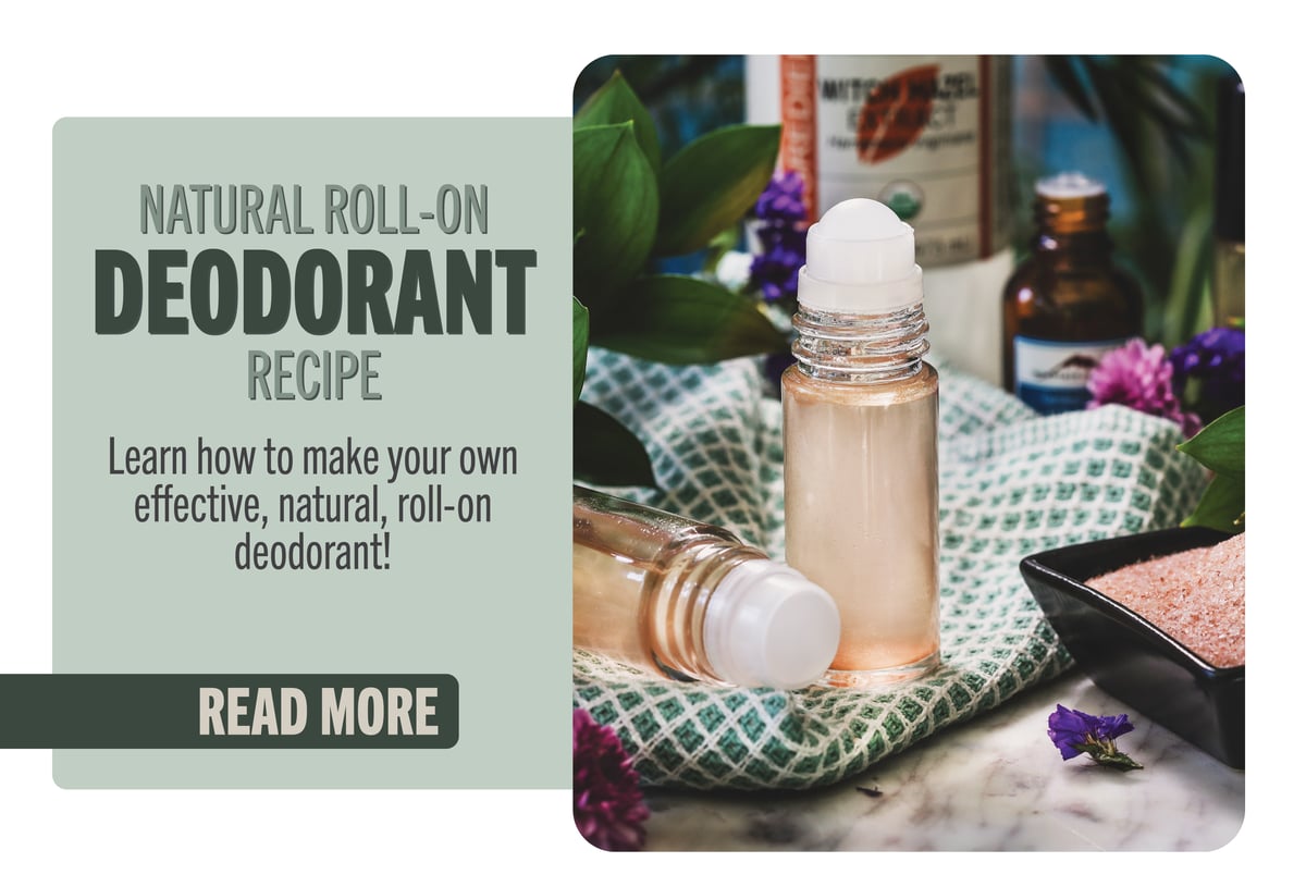 Natural Roll-On Deodorant Recipe