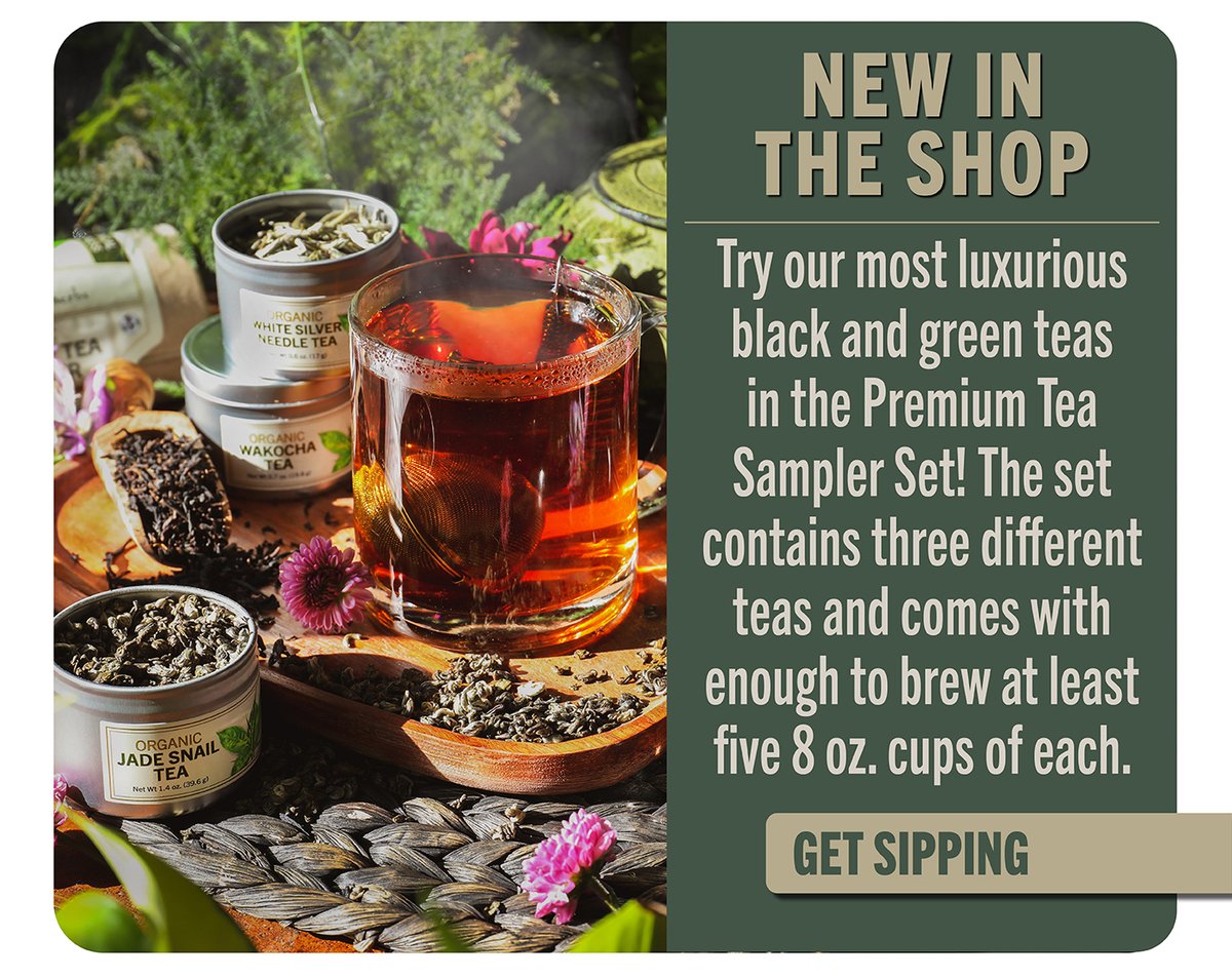 New in the shop- Premium Tea Samplers