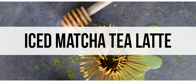 Iced Matcha Tea Latte