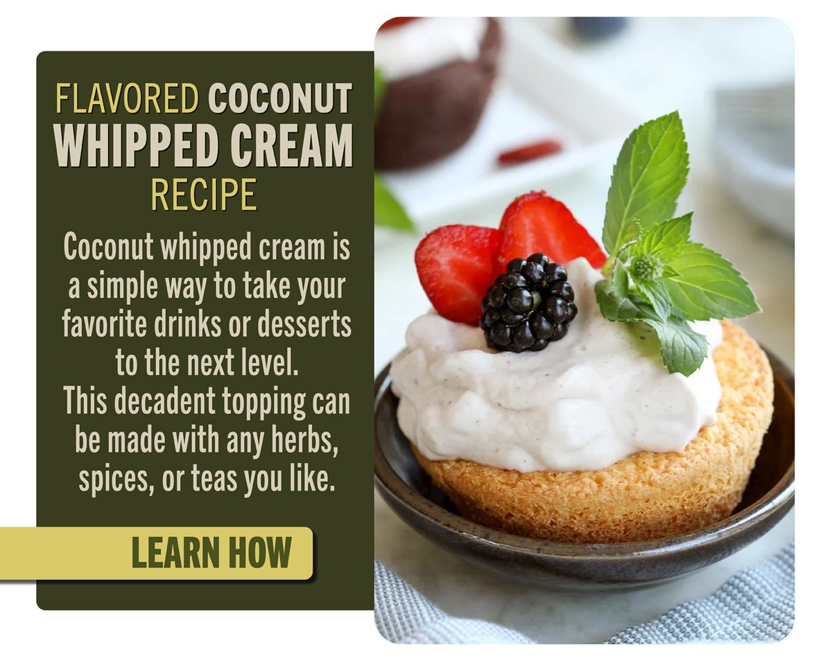 Flavored Coconut Whipped Cream Recipe