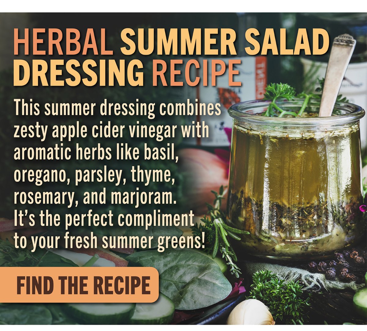 Herbal Summer Salad Dressing Recipe