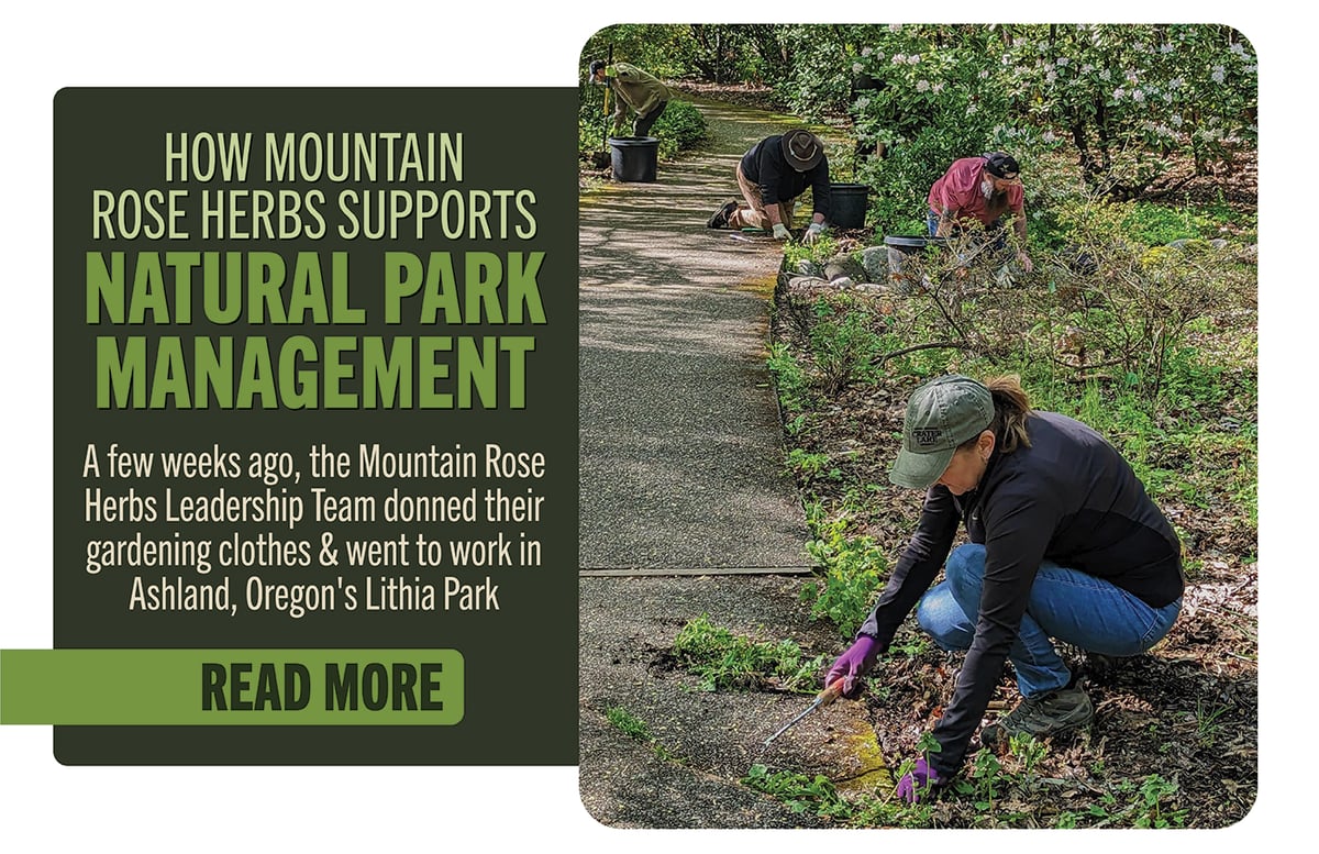 How Mountain Rose Herbs support natural park management