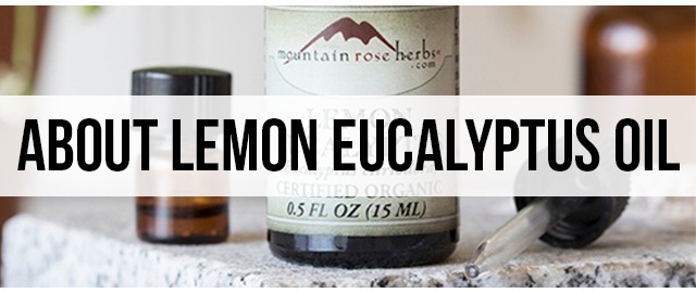 About Lemon Eucalyptus Oil
