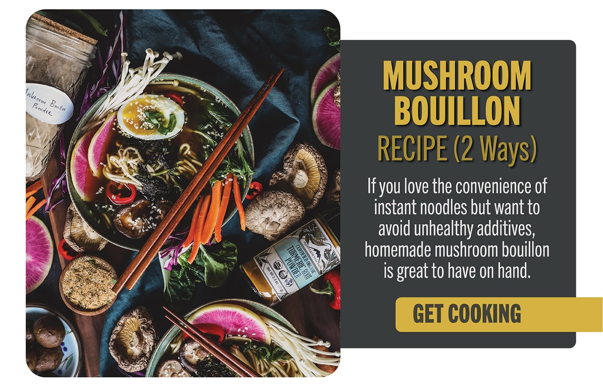 Mushroom Bouillion (2 Ways)