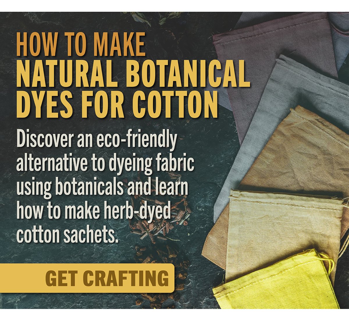 Natural Botanical Dyes for Cotton