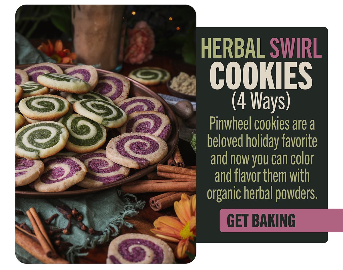 Herbal Swirl Cookies