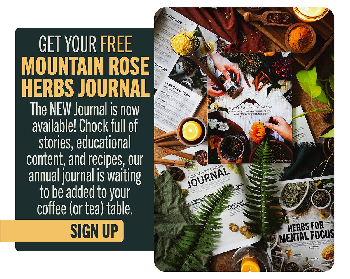 Get Your FREE Mountain Rose Herbs Journal