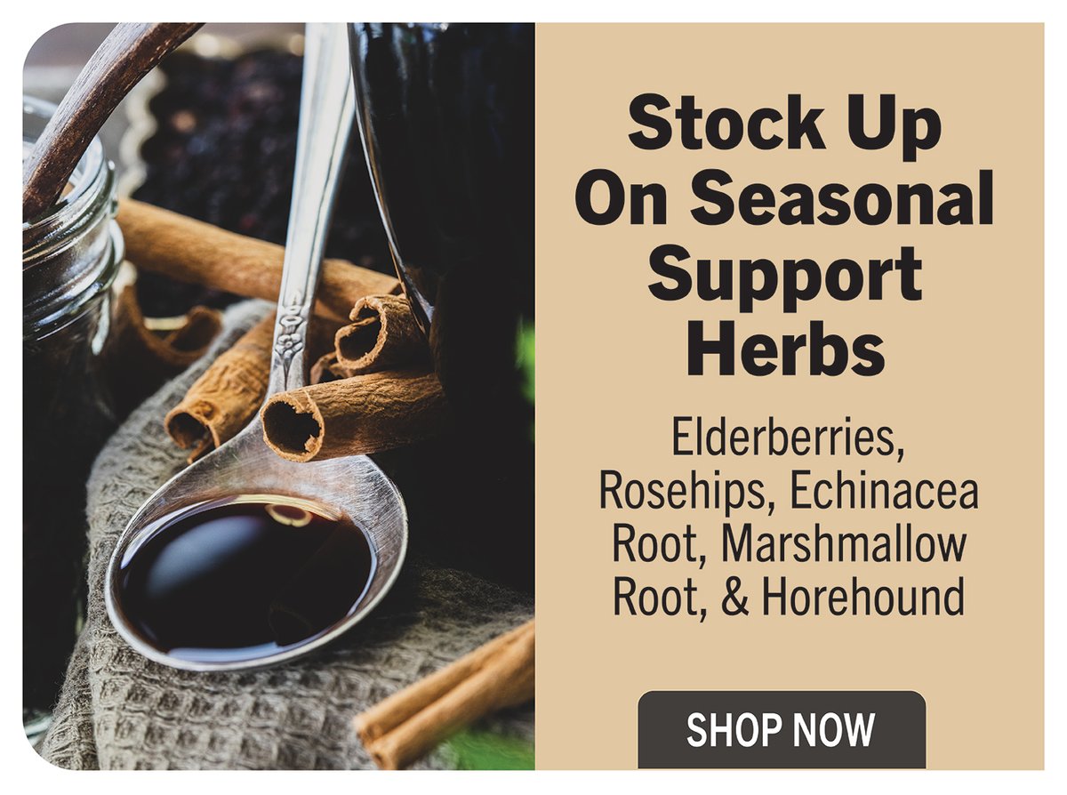 Stock Up on Seasonal Support Herbs