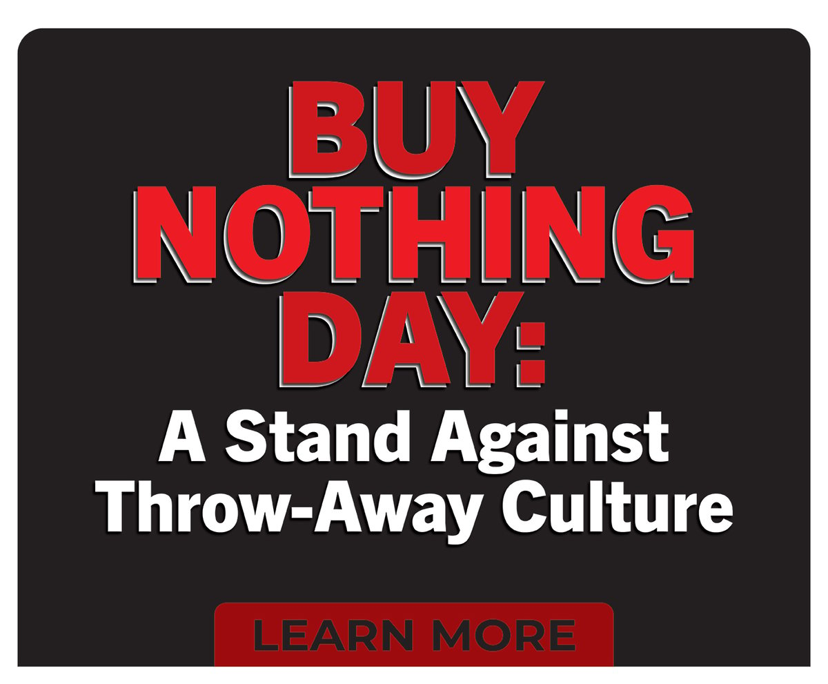 Buy Nothing Day- Learn More