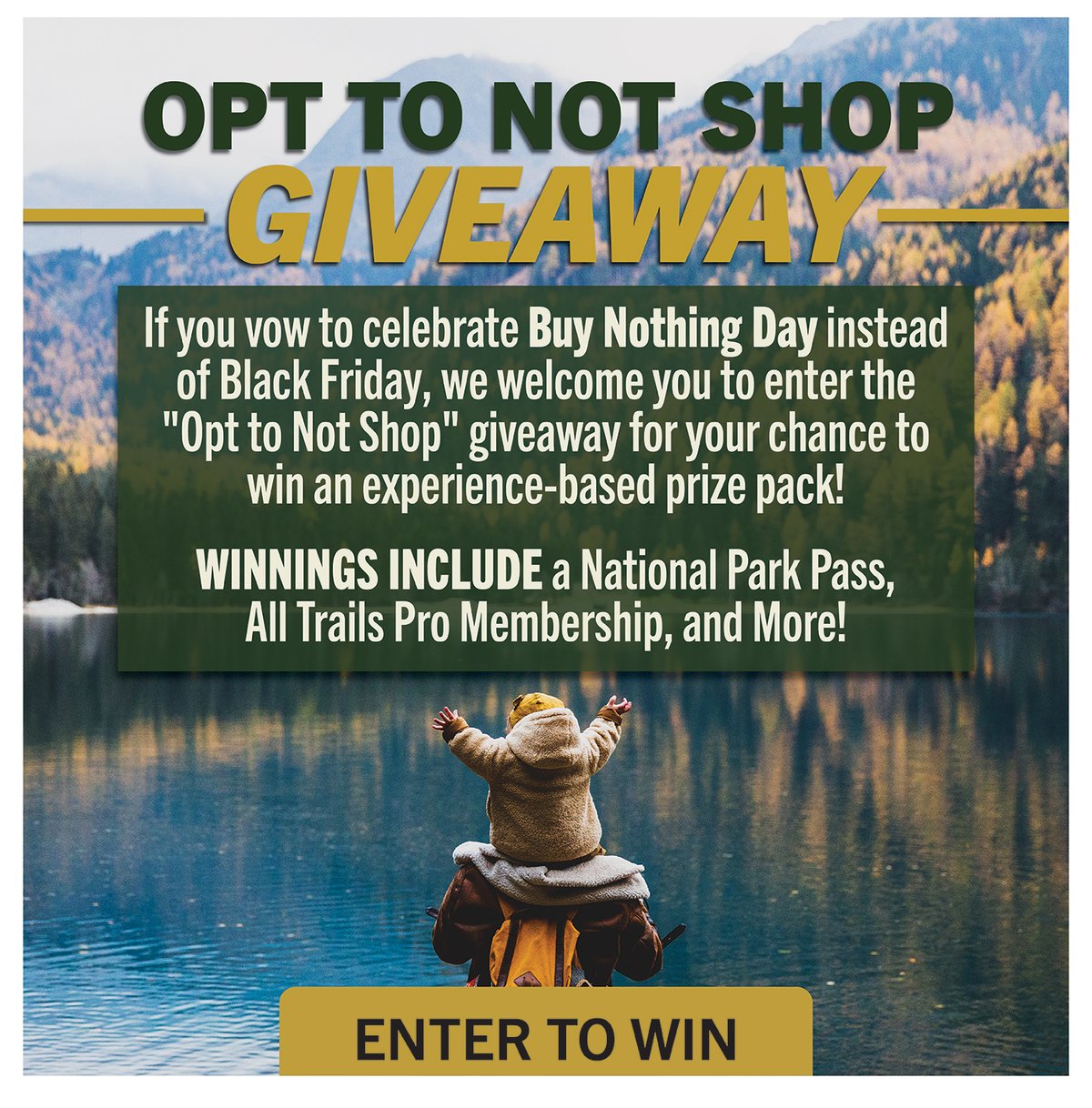 Opt to Not Shop Giveaway